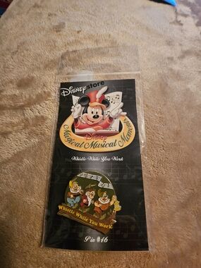 Disney 'Magical Musical Moment' Wall Pin Display - Black‎ and Yellow 🖤💛